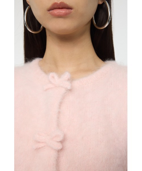 MOUSSY（マウジー） カーディガン FRONT RIBBON カーディガン