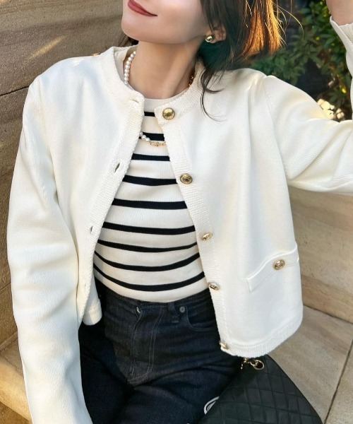 anuans（アニュアンス） ジャケット ノーカラージャケット 「ZOZO限定