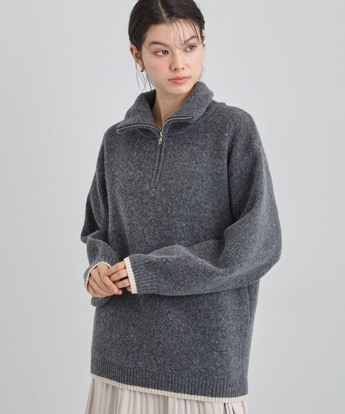 THE SHOP TK ニット セーター 「洗える」ほど良くラフで女性らしい