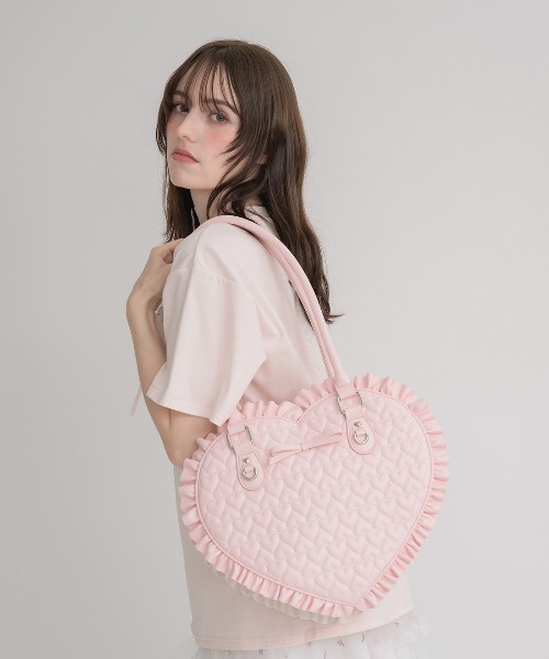 Lolime by mellfy memory トートバッグ Cutie With Me ハートバッグ