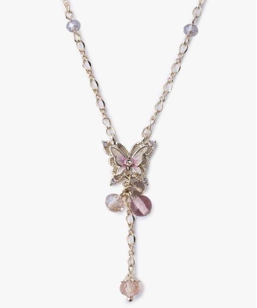 ANNA SUI（アナスイ） ネックレス 蝶 バラモチーフ 2点セット