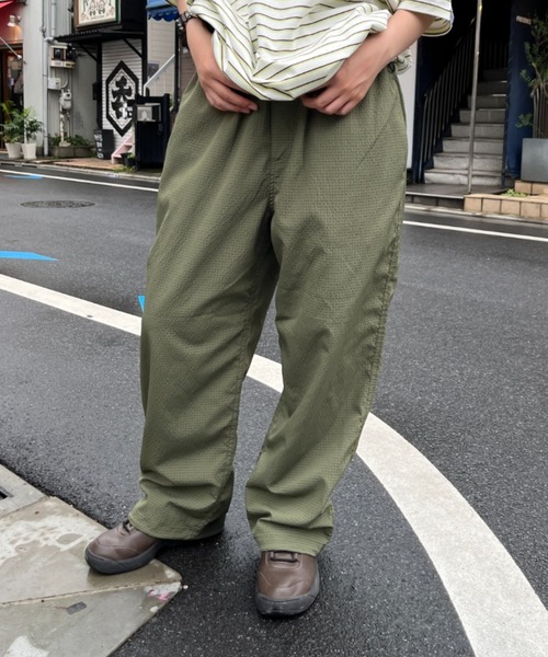 BROKEN BASE（ブロークンベース） パンツ ボーダーラインチェック