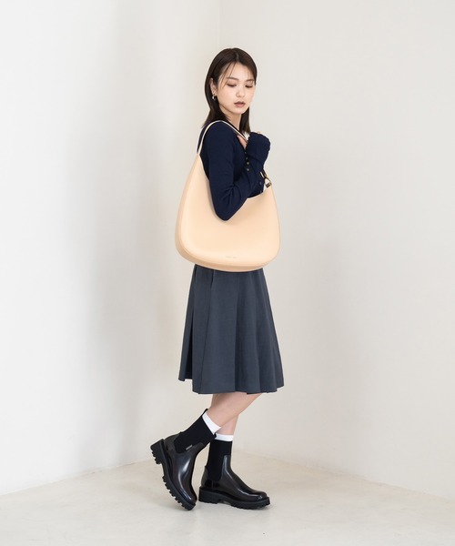 CHARLES ＆ KEITH（チャールズ&キース） ブーツ ニットソックス リッ