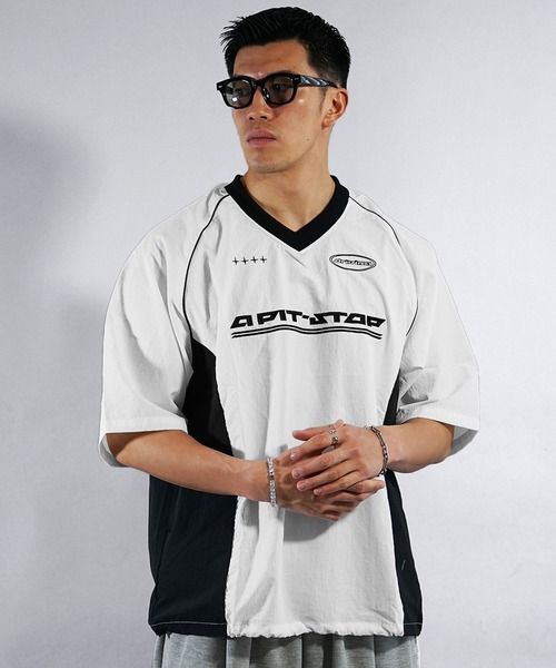 joker（ジョーカー） シャツ ナイロン半袖切替ゲームシャツ メンズ