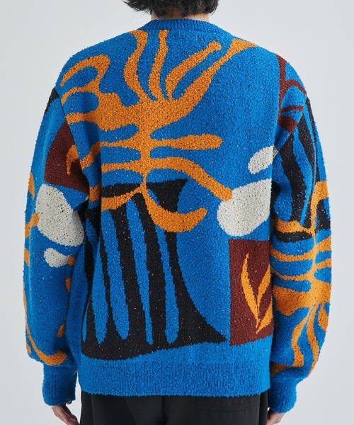 KHOKI（コッキ） ニット 【KHOKI / コッキ】Intarsia-knit jumper