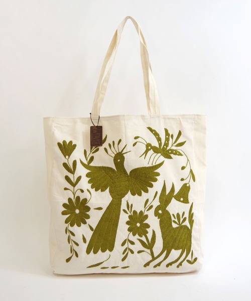 トートバッグ WOVEN (ウーヴン) / メキシコ製 オトミ ミドル