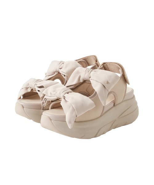 diana（プラスダイアナ） サンダル ダブルリボンサンダル レディース