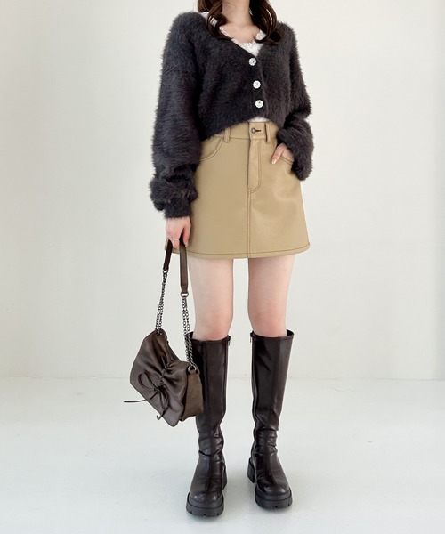 Heather（ヘザー） カーディガン ジュエルボタンカーディガン 150137