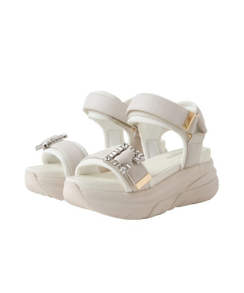 diana（プラスダイアナ） サンダル ジュエルバックルサンダル