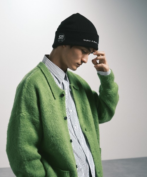 SINSS ニット帽 ニットキャップ Original logo knit cap / オリジナル