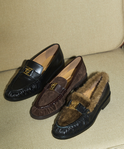 Le Talon GRISE（ル タロン グリーズ） ローファー GRISEレザー