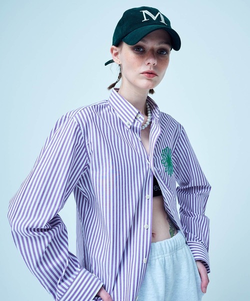 Mardi Mercredi（マルディメクルディ） ブラウス シャツ COTTON SHIRT