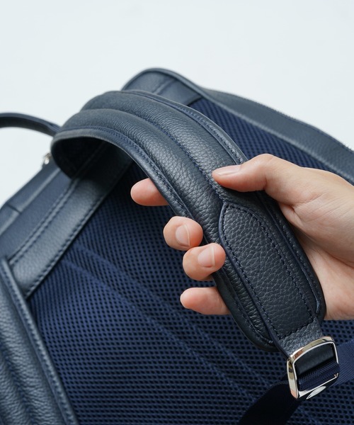 MURA（ムラ） デイバック リュック 薄マチ ダブルジッパー シュリンク