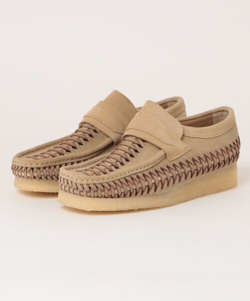 Clarks（クラークス） ブーツ Wallabee Loafer Weave ワラビー