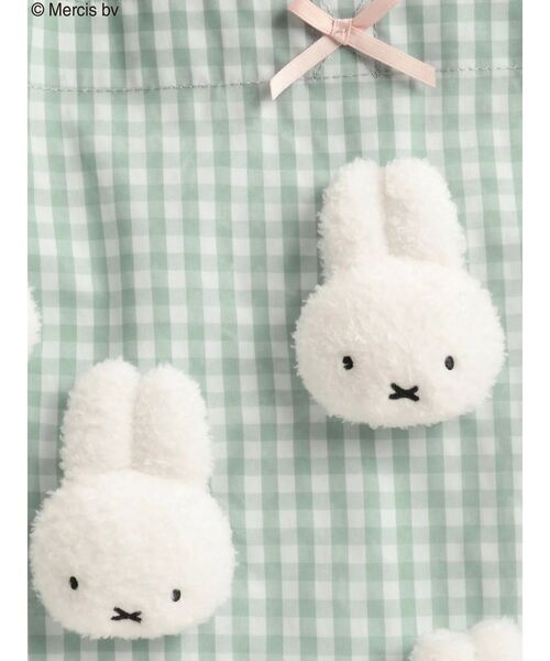 merry jenny（メリージェニー） トートバッグ ギンガムもこもこmiffy