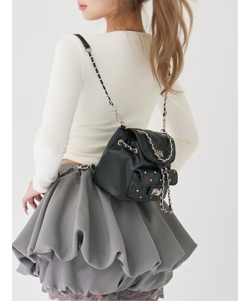 Darich（ダーリッチ） デイバック リュック キルティングビジューミニ