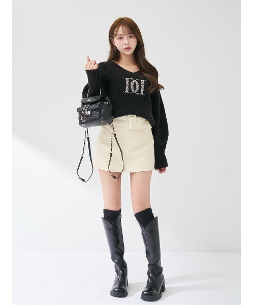 Darich（ダーリッチ） デイバック リュック キルティングビジューミニ