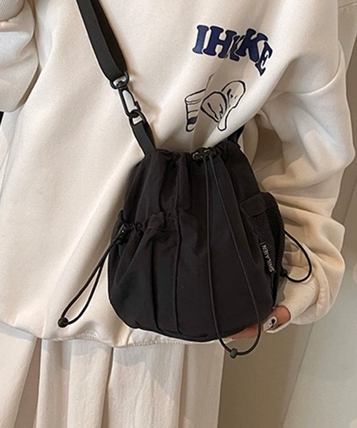 IRADOWL（アイラドール） ショルダーバッグ バッグ ナイロン素材巾着