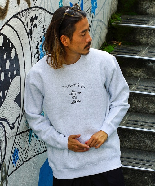 THRASHER（スラッシャー） トレーナー スウェット GONZ ART CREW SWEAT