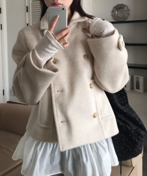 UNITED ARROWS（ユナイテッドアローズ） ピーコート 36 ベージュ