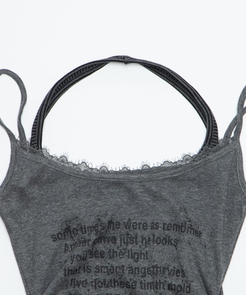 dispark キャミソール DISPARK/「26年春夏新作」Y2Kダブルレイヤード