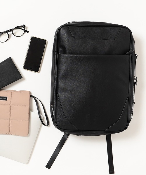 BEAMS HEART（ビームス ハート） ビジネスバッグ フェイクレザー 3WAY