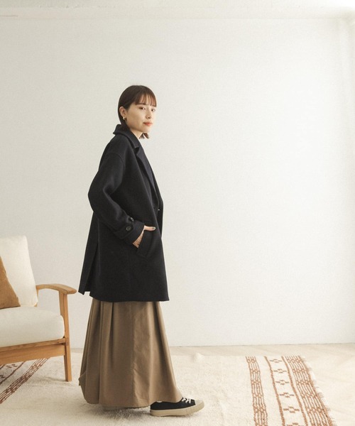 FORK&SPOON（フォークアンドスプーン） ピーコート pコート オーバーP