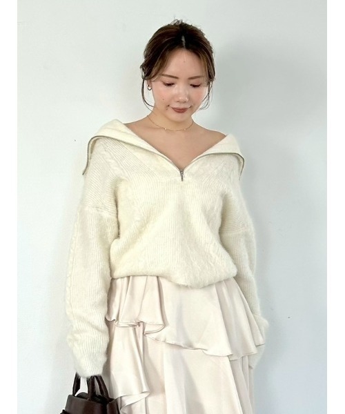 FRAY I.D（フレイ・アイディー） ニット セーター アルパカシャギー