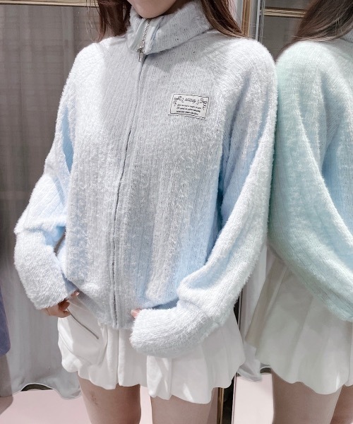 lilLilly（リルリリー） ニット セーター ジップニットジャケット