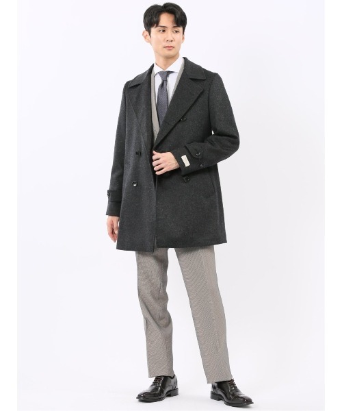 TAKA-Q（タカキュー） pコート ピーコート 「ウール100% ビーバー