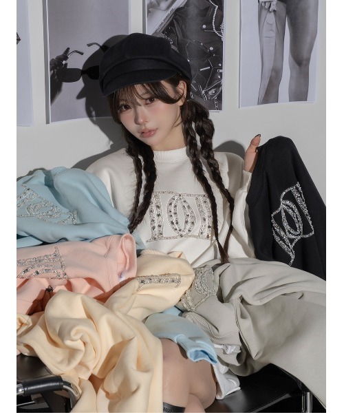 Darich（ダーリッチ） トレーナー スウェット DDロゴビジュー