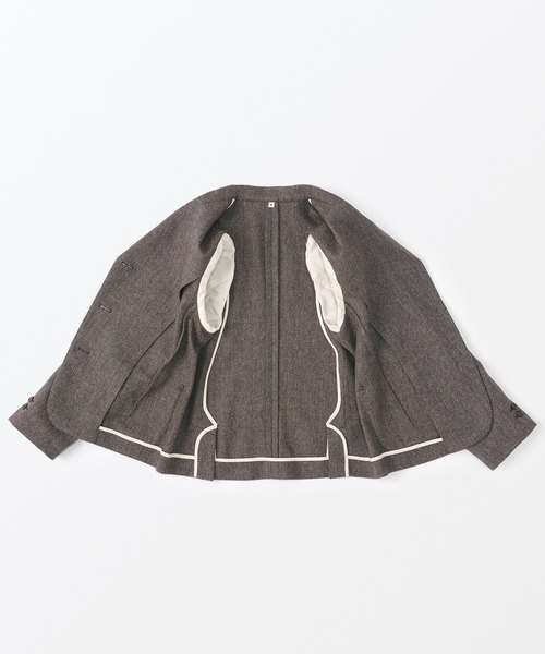 MUJI Labo コート ジャケット 「MUJI Labo」婦人 ウール混ジャケット