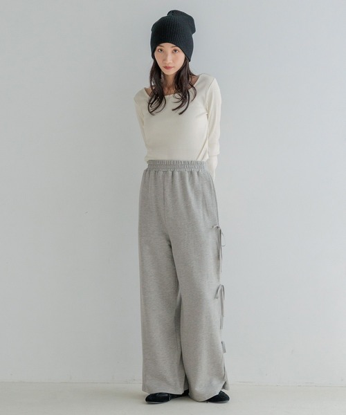 LOWRYS FARM（ローリーズファーム） tシャツ 2WAYリブタイトロング