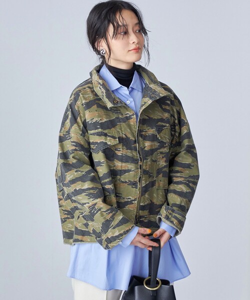 SHIPS（シップス） ミリタリージャケット モッズコート 「洗濯機可能