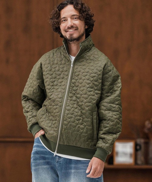 CAMBIO（カンビオ） ブルゾン アウター mj10868-Star Pattern Quilted