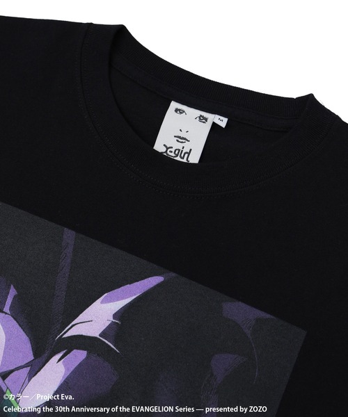 X-girl（エックスガール） tシャツ × NEON GENESIS EVANGELION S/S TEE