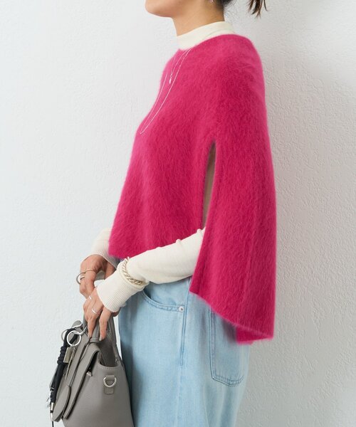 BEARDSLEY（ビアズリー） ニット セーター ファーニットポンチョ