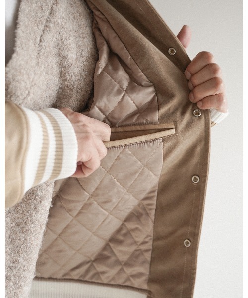 Re:room（リルーム） スタジャン デザート クラブ スエード スタジアム