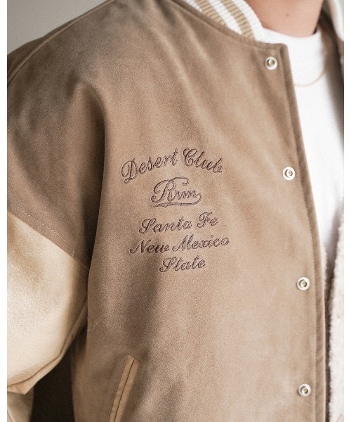 Re:room（リルーム） スタジャン デザート クラブ スエード スタジアム