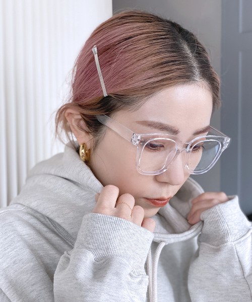 c.u.l メガネ 【c.u.l】ユニセックス クリアレンズ セルフレーム 伊達