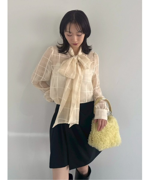 FRAY I.D（フレイ・アイディー） ブラウス シャツ ビッグボウタイ