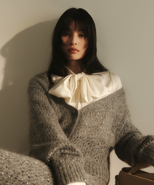 FRAY I.D（フレイ・アイディー） ブラウス シャツ ビッグボウタイ