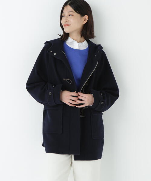 human woman（ヒューマンウーマン） ダッフルコート コート モッサ