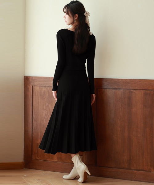 SAISON DE PAPILLON（セゾンドパピヨン） ワンピース レイヤード風