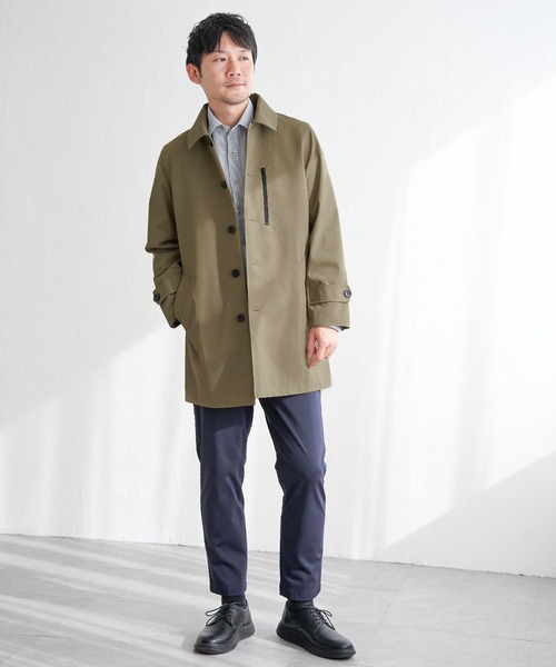 IKKA LOUNGE ステンカラーコート コート 「雑誌MonoMax4月号掲載」撥水