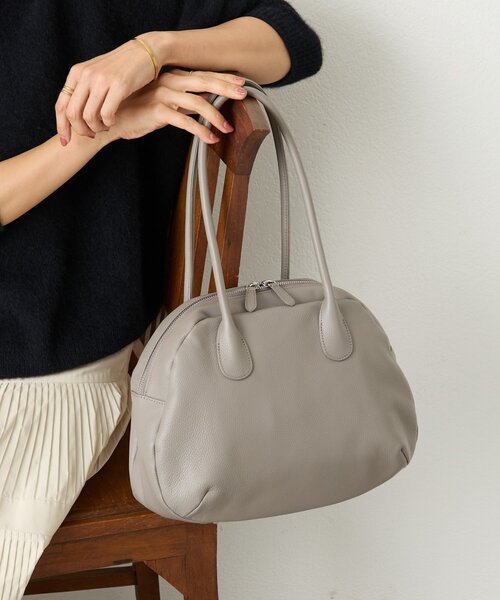 BEARDSLEY（ビアズリー） ボストンバッグ 「本革」ラウンドミディ