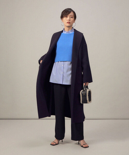 NOLLEY'S Sophi（ノーリーズソフィー） アウター リバーショールカラー