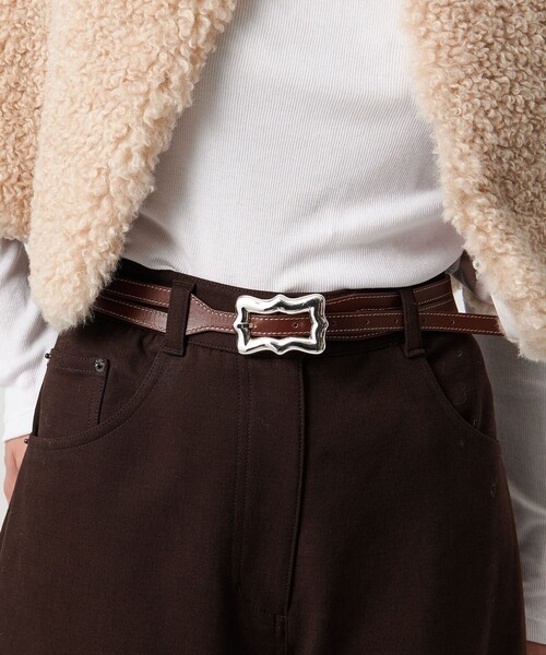 A VACATION（アヴァケーション） ベルト 「A VACATION」リボンバックル