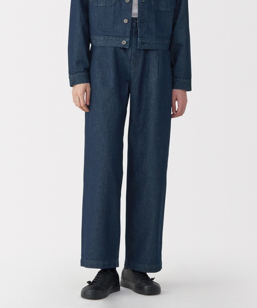 MUJI Labo ジーンズ デニム デニムパンツ 「MUJI Labo」婦人 和紙混