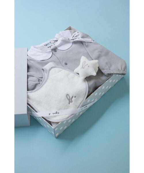 agnes b.（アニエスベー） ベビー服 ロンパース ベビー トロンプルイユ